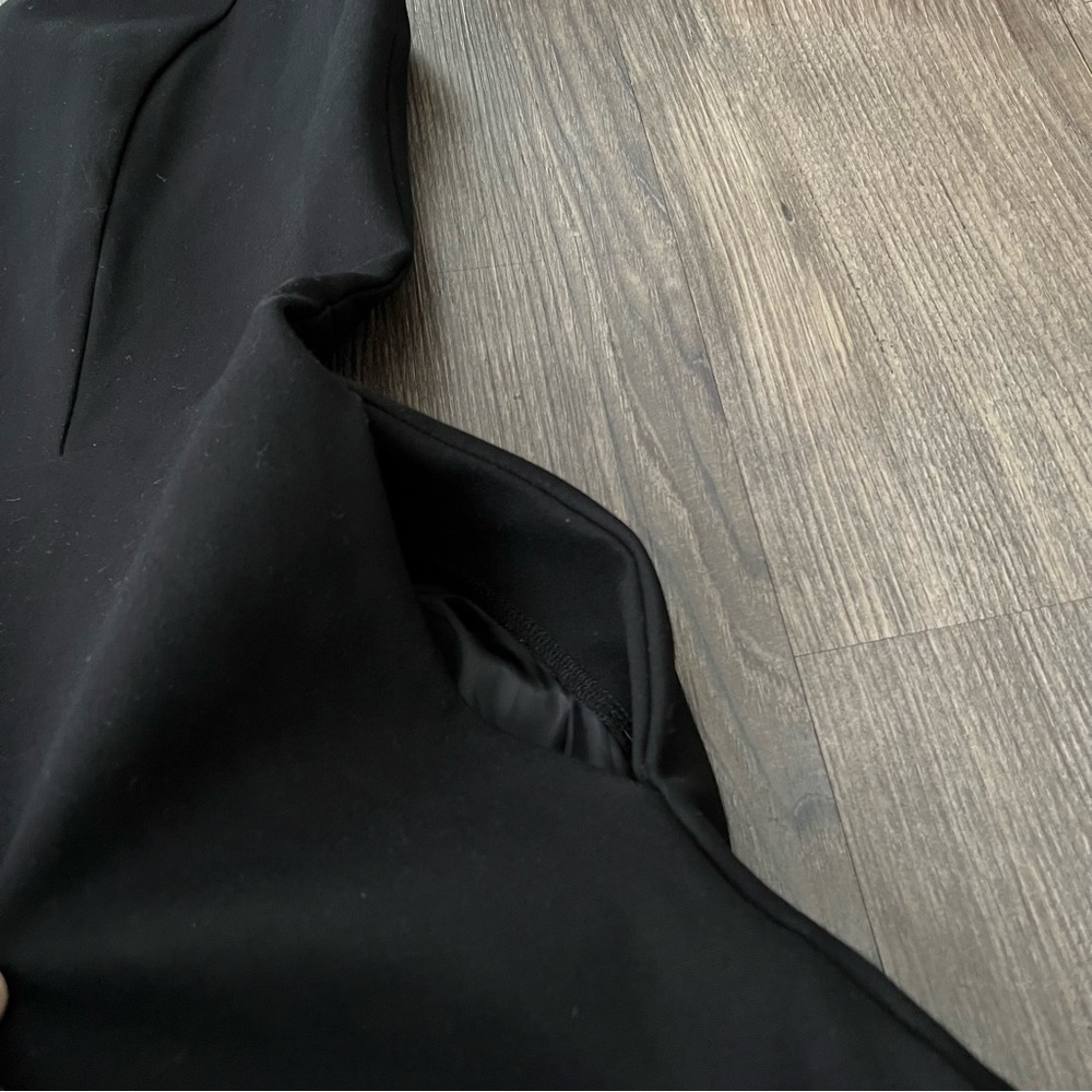 Ann Taylor LOFT Black A-Line Skater Dress with Pockets - Picture 7 of 12